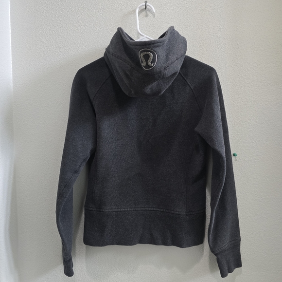 Lululemon scooba zip hoodie thick and heavy, grey size 6 - Picture 2 of 6